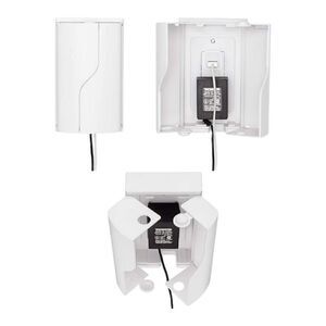 Safety Innovations Twin Door Babyproof Outlet Cover Box for Babyproofing Outlets